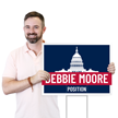 Add Your Name And Position Custom Vote Yard Sign