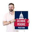 Add Your Position And Name Vote Yard Custom Sign
