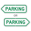 Arrow Parking Sign