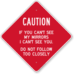 Caution Horse Trailer Sign