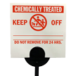 Iowa State Pesticide Lawn Sign