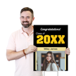Congratulations Custom Graduation Yard Sign With Text