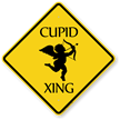 Cupid Xing Traffic Sign