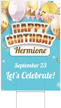 Custom Birthday Celebration Yard Sign Add Name And Date
