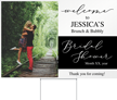 Custom Bridal Shower Yard Sign Add Names Month Year