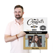 Custom Congrats Vertical Graduation Yard Sign