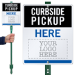 Custom Curbside Pick Up Sign