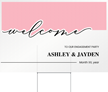 Custom Engagement Party Yard Sign Add Names Month Year