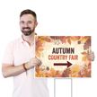 Custom Event Yard Sign Add Your Text With Arrow