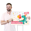 Custom Happy Birthday Yard Sign Add Your Name