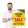 Custom Home For Sale Yard Sign Add Name Contact Logo