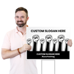 Custom Horizontal Activism Yard Sign With Graphic