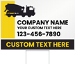 Custom Horizontal Add Company Name Text Number Logo