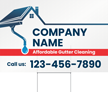 Custom Horizontal Gutter Clean Add Company Name Number