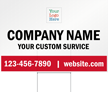 Custom Horizontal Logo Add Text Company Name Contact