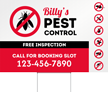 Custom Horizontal Pest Control Add Name Contact Number