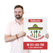 Custom Mexican Restaurant Yard Sign With Address