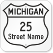 Custom Michigan Highway Sign