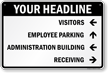 Custom Parking Lot Directory Sign