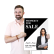 Custom Property For Sale Sign Add Agent Contact Website