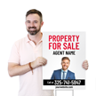 Custom Property For Sale Yard Sign Add Agent Name Contact