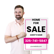 Custom Real Estate Home For Sale Vertical Yard Sign