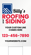 Custom Roofing Add Company Name Text Contact Details