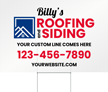 Custom Roofing and Siding Add Name Text Contact Details