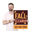 Custom Vertical Fall Cleanup Add Your Mobile Number