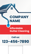 Custom Vertical Gutter Clean Add Company Name Number