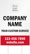 Custom Vertical Logo Add Text Company Name Contact