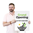 Custom Vertical Restaurant Grand Opening Yard Sign