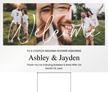Custom Wedding Shower Sign Add Names Month Year Images