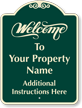 Custom Welcome Signature Sign