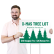 Custom Xmas Tree Lot Sign Add Your Text