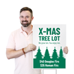 Custom Xmas Tree Lot Yard Sign Add Your Text
