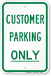 Reserved Parking Sign