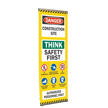 Danger Construction Site Safety Symbols Safety Banner Kit