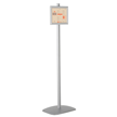 Decorative Mitered Menu Board Aluminum Pedestal Sign