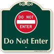 Do Not Enter Signature Sign