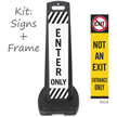 Enter Only Lotboss Portable Sign Kit