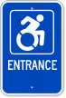 Accessible Entrance Sign