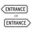 Entrance Directional Sign