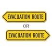 Evacuation Route Sign