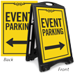 Event Parking Directional Portable Sidewalk Sign