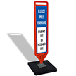 FlexPost Portable Kit: Frame and 2 Printed Signs
