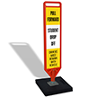 FlexPost Portable Kit: Frame and 2 Printed Signs