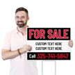 For Sale Add Text Custom Real Estate Yard Sign