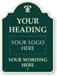 Fully Customizable Premium Palladio Sign With Motif