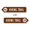 Hiking Trail Campground Sign